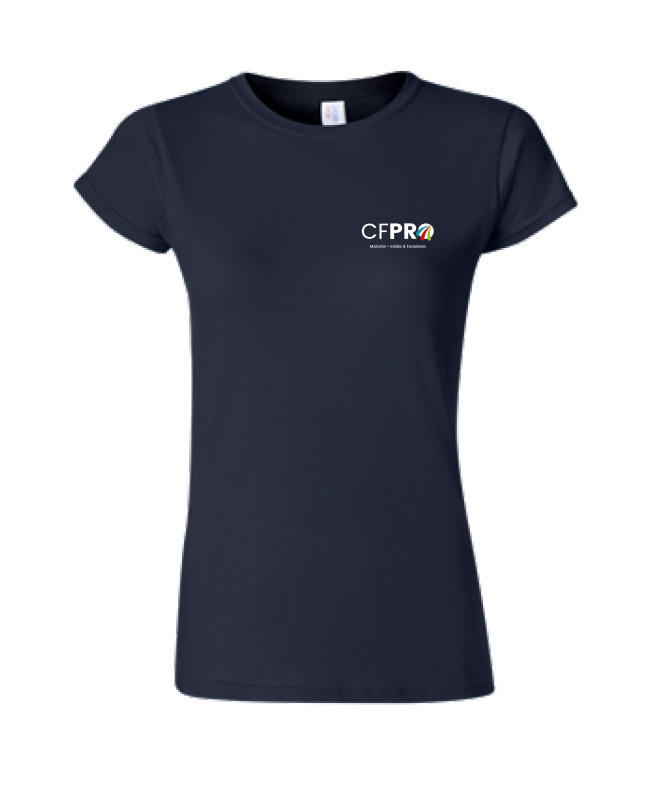 CFPRO - 64000L T-shirt softstyle femme - SE. S15273-2 (AVG) - DTF. DTF-754 (DOS)