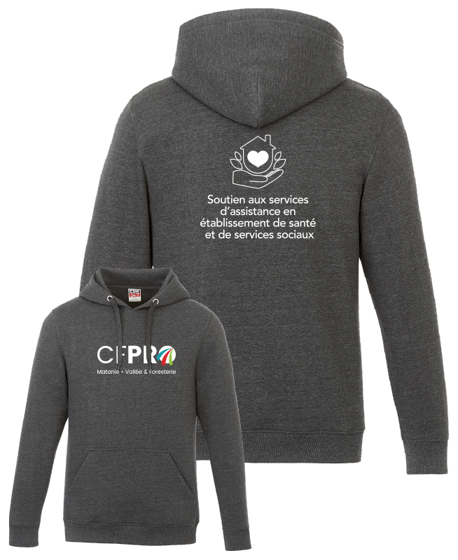 CFPRO - L00550 Molleton à capuchon 'Vault' - SE. S15373-2 (AVG) - DTF. DTF-1077 (DOS)