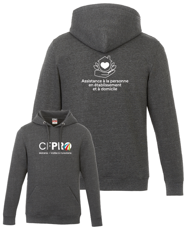 CFPRO - L00550 Molleton à capuchon 'Vault' - SE. S15373-2 (AVG) - DTF. DTF-1077 (DOS)