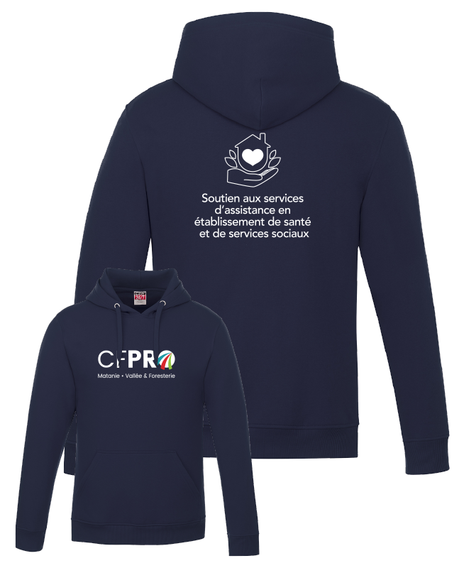 CFPRO - L00550 Molleton à capuchon 'Vault' - SE. S15373-2 (AVG) - DTF. DTF-1077 (DOS)