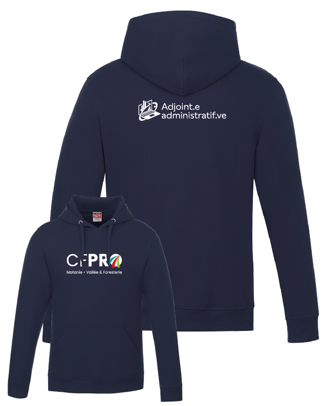 CFPRO - L00550 Molleton à capuchon 'Vault' - SE. S15373-2 (AVG) - DTF. DTF-1082 (DOS)