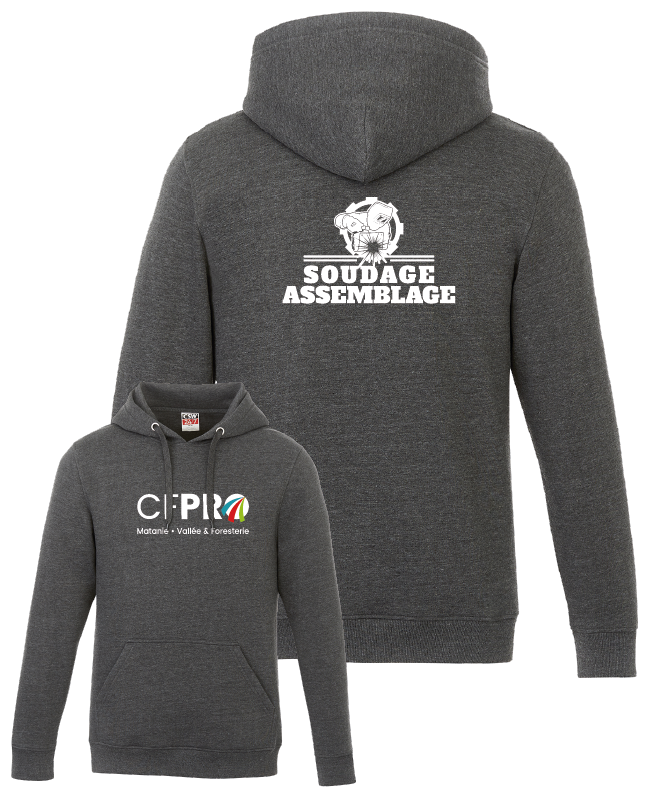 CFPRO - L00550 Molleton à capuchon 'Vault' - SE. S15373-2 (AVG) - DTF. DTF-1083 (DOS)