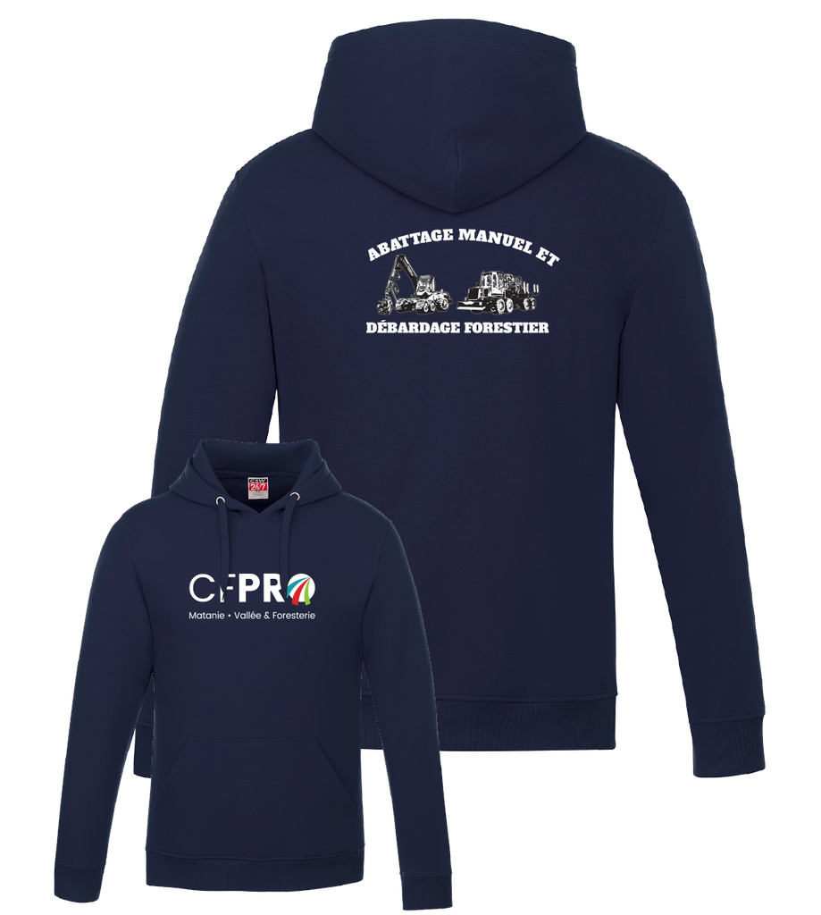 CFPRO - L00550 Molleton à capuchon 'Vault' - SE. S15273-2 (AVG) - DTF. DTF-1266 (DOS)