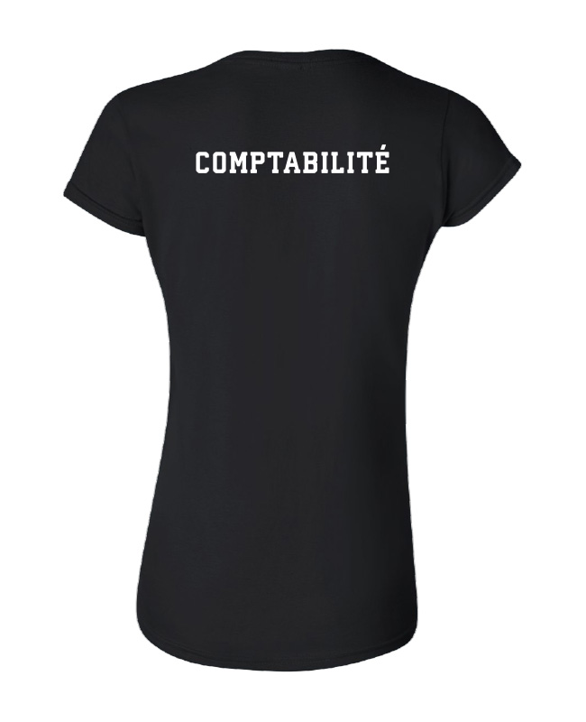 CFPRO - 64000L T-shirt softstyle femme - SE. S15273-2 (AVG) - DTF. DTF-761 (DOS)