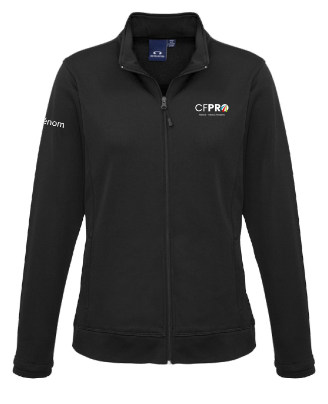 CFPRO - SW520L Veste Hype femme - SE. S15273-2 (AVG) - BR. PRÉNOM (MD)