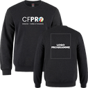 CFPRO - L00540 Molleton à col rond unisexe - SE. S15273 (AV) + DTF. DTF-1076 (DOS)