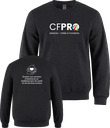 CFPRO - L00540 Molleton à col rond unisexe - SE. S15273 (AV) + DTF. DTF-1077 (DOS)
